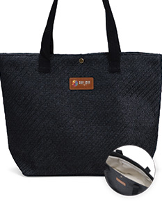 BOLSA PALHA TRANÇADA