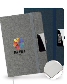 Caderno A5 com capa RPET