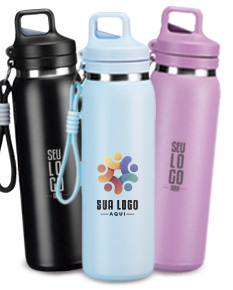 GARRAFA TÉRMICA 600ML COM BICO E ALÇA