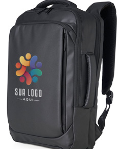 MOCHILA NOTEBOOK COURO SINTÉTICO 15,6"