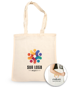 Sacola de algodão com alças costuradas em um ambiente de compras, com um conecontor, rótulo de papel, objeto com venda, fechamento com cadeado, frutas comestíveis, segurança, loja, embalagem com cartão em destaque, ícone de dinheiro e bancário, proteção marrom, design moderno e de luxo.