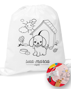 MOCHILA SACO PARA COLORIR