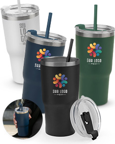 COPO DE VIAGEM COMPACTO EM AÇO INOX