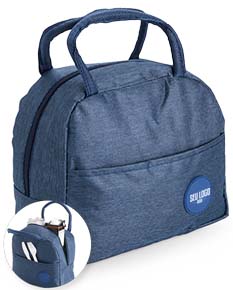 Bolsa térmica de 5 litros em cores variadas.