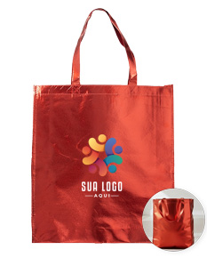 SACOLA TNT METALIZADO 45X40