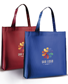 SACOLA EM TNT LAMINADO